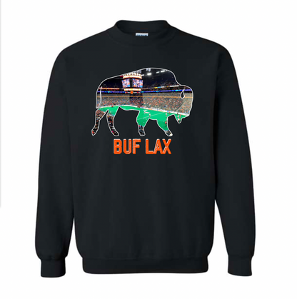 Buffalo LAX arena crewneck, BUF LAX sweatshirt